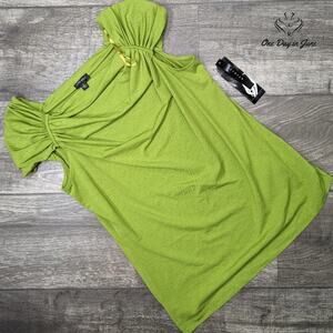 Nine West Cap Sleeve Top Size L